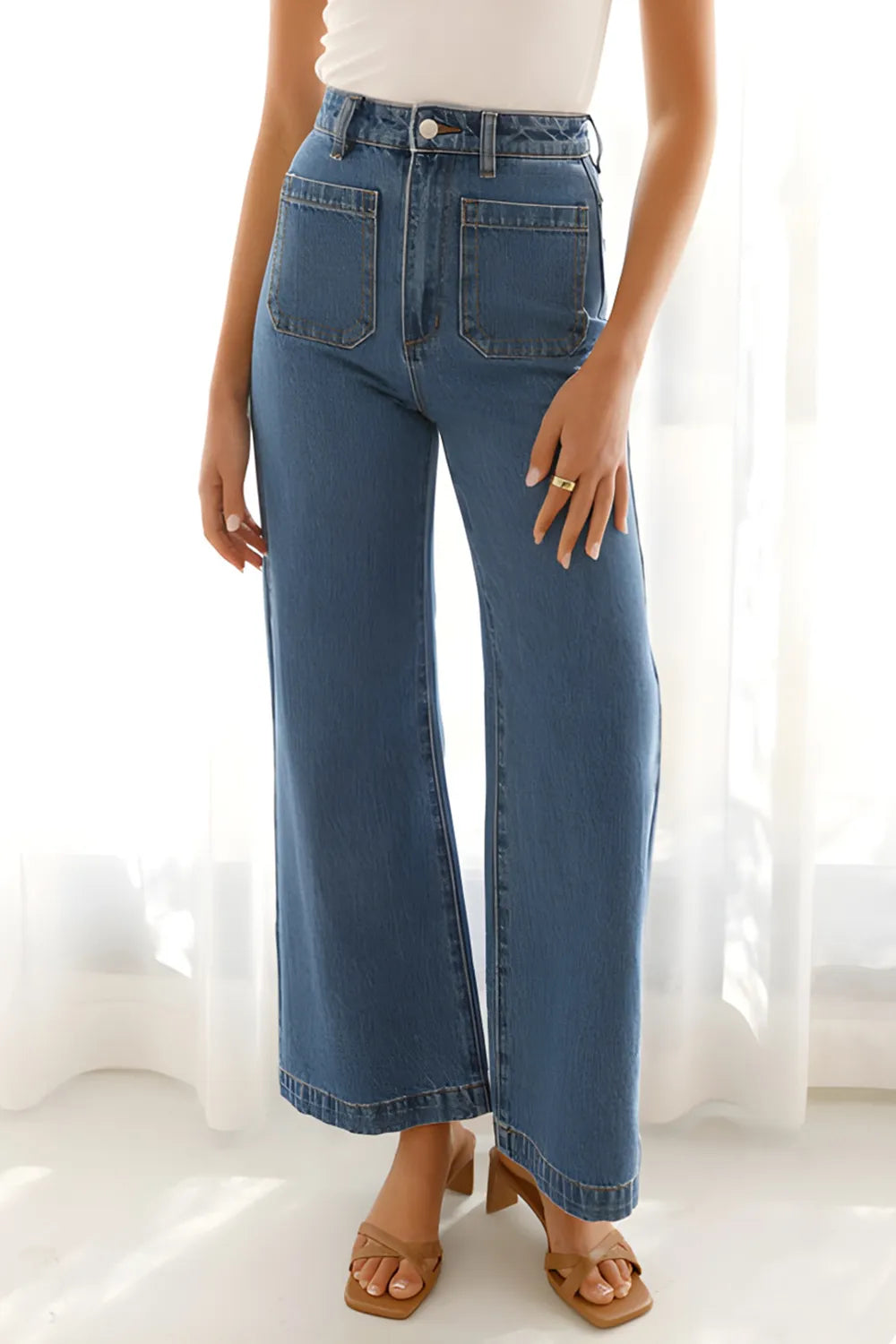 High Waist Bootcut Jeans